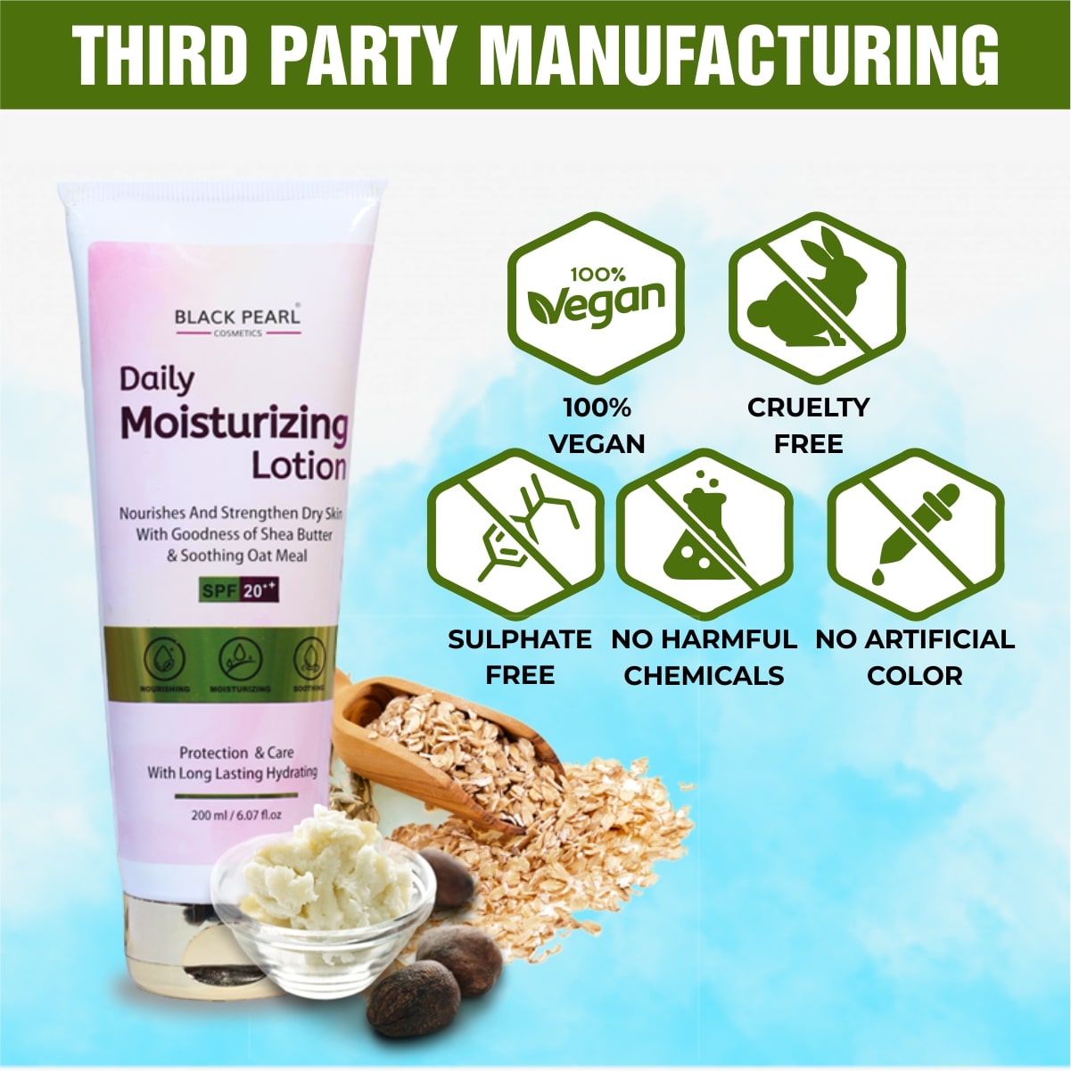 Daily Moisturizing Lotion Third Party Manufacturing