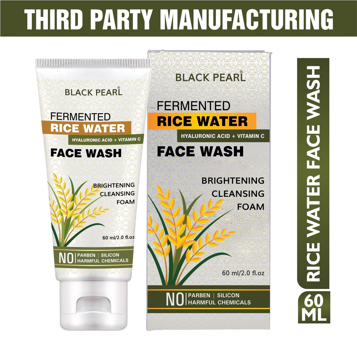 Fermented Rice Water Face Wash Third Party Manufacturing