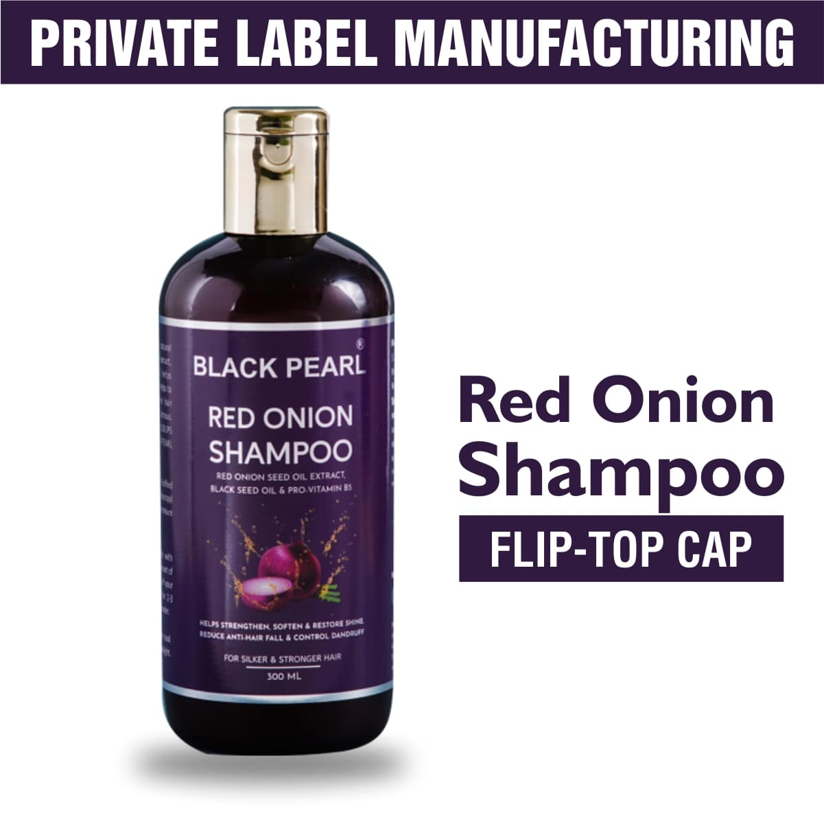 Red Onion Shampoo Private Label Manufacturing