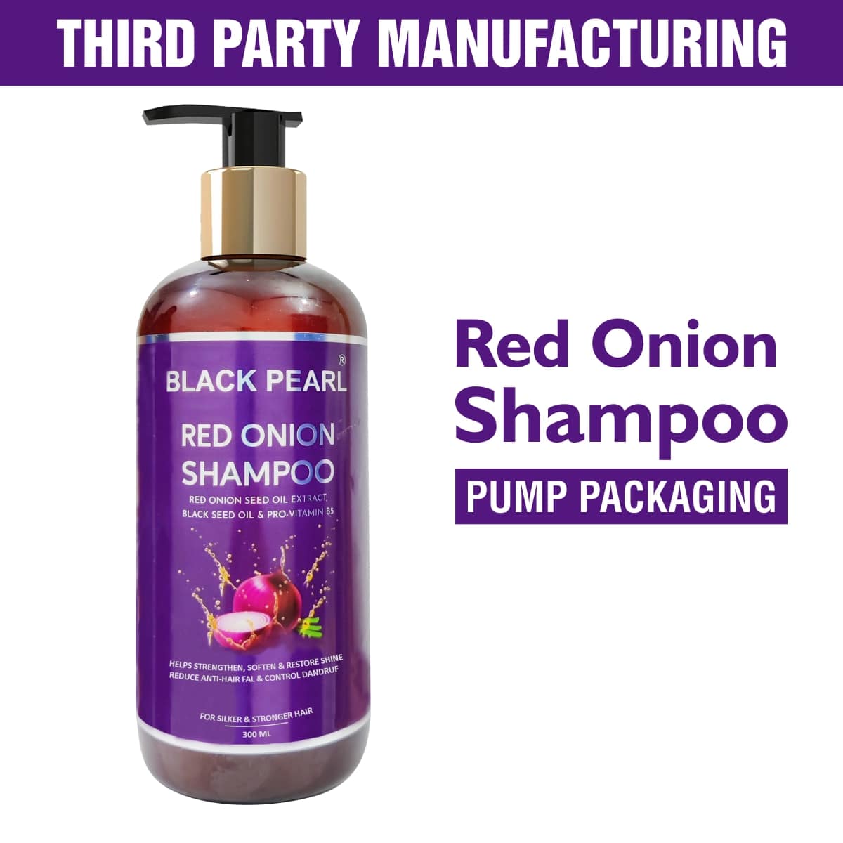 Red Onion Shampoo Third Party Manufacturing