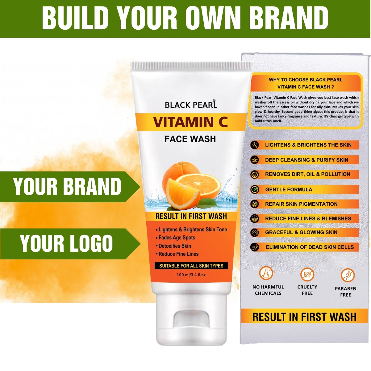 Vitamin C Face Wash Build Your Own Brand