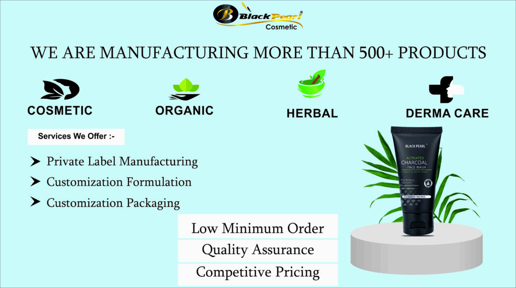 Contract manufacturing skin care products