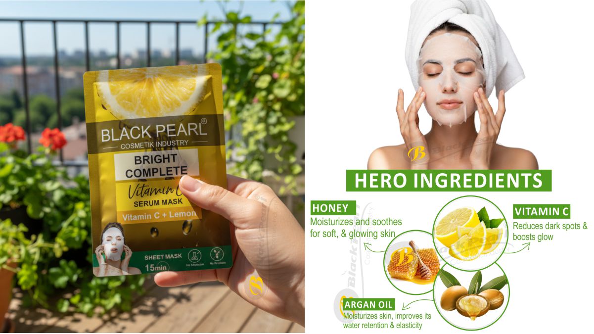 Face mask sheet supplier – Vitamin C sheet mask private label manufacturing