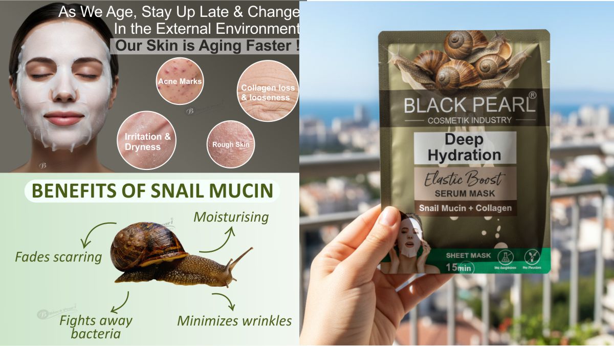 Private label sheet mask development – Snail Sheet Mask manufacturing in India